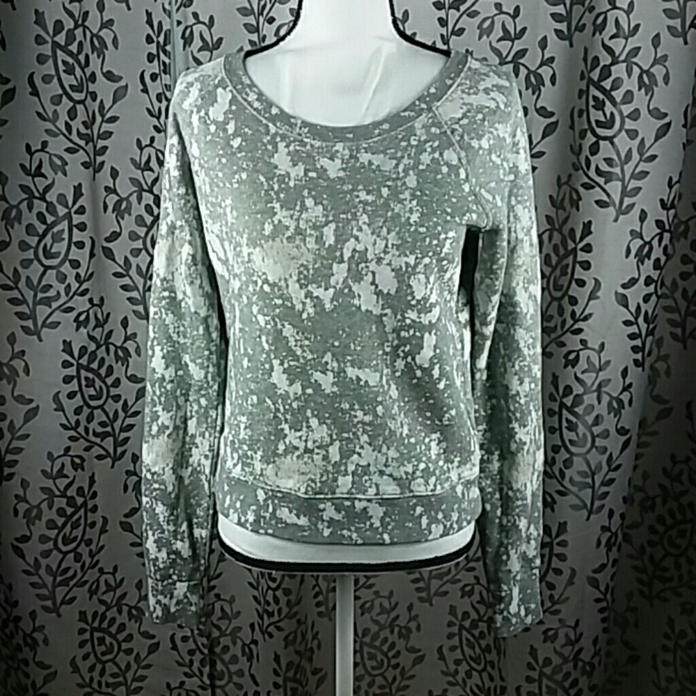 J. Crew paint splatter crew neck sweater